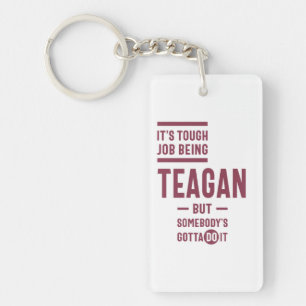 Porte-clefs Teagan Nom personnalisé Cadeau Anniversaire