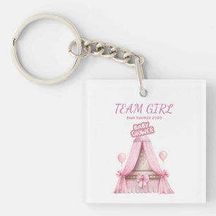 Porte-clefs Team Girl Baby shower 2025