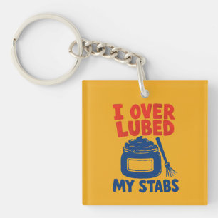 Porte-clefs Technicien de lubrification I Trop lubrifié mes st