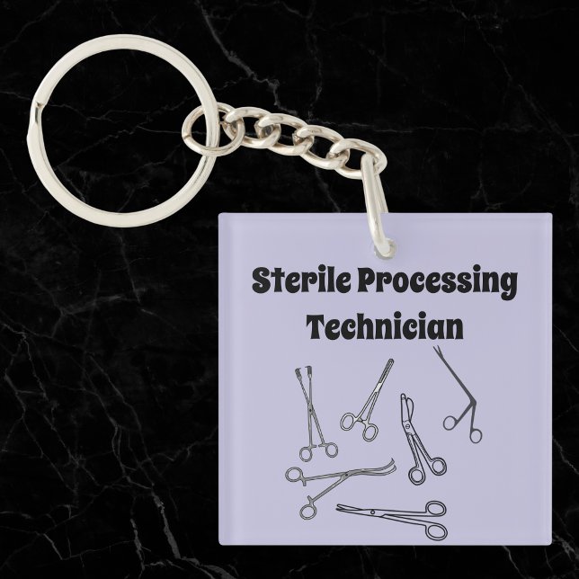 Porte-clefs Technicien de traitement stérile (Créateur téléchargé)