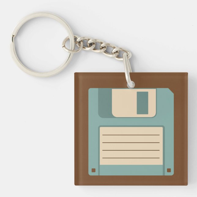 Porte-clefs Technologie de cru de disquette souple (Devant)