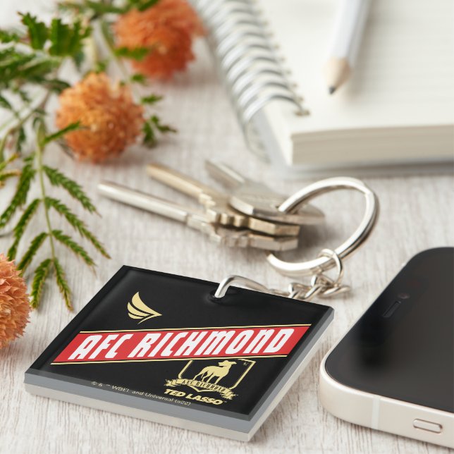 Porte-clefs Ted Lasso | AFC Richmond Athletic Banner (Devant Droit)