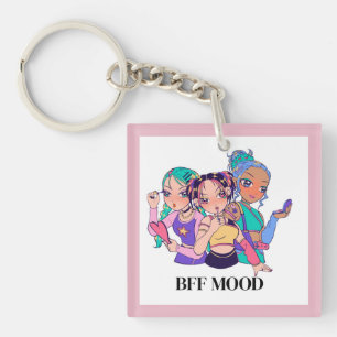 Porte-clefs Tee-shirt graphique à l'esthétique audacieuse