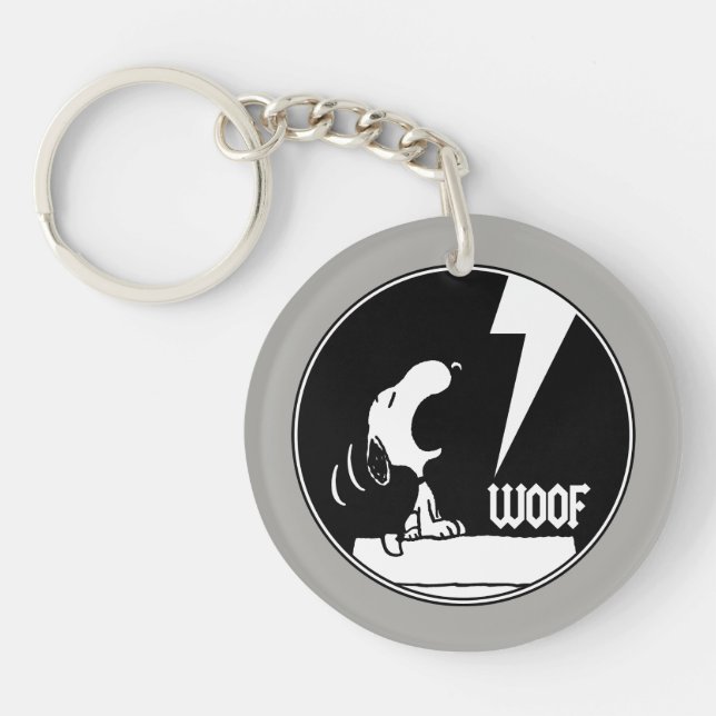 Porte-clefs Tee - shirt | Snoopy Howling (Devant)