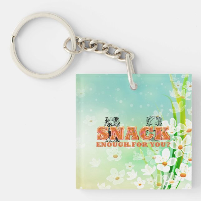 Porte-clefs TEE Snack Enough (Devant)