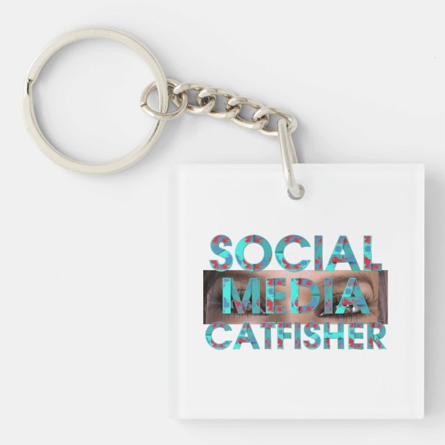 Porte-clefs TEE Social Media Catfisher (Devant)