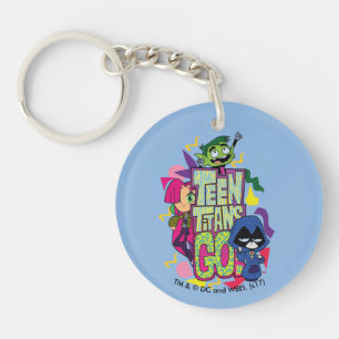Porte-clefs Teen Titans Go!   "Girls Girls" Animal Print Logo