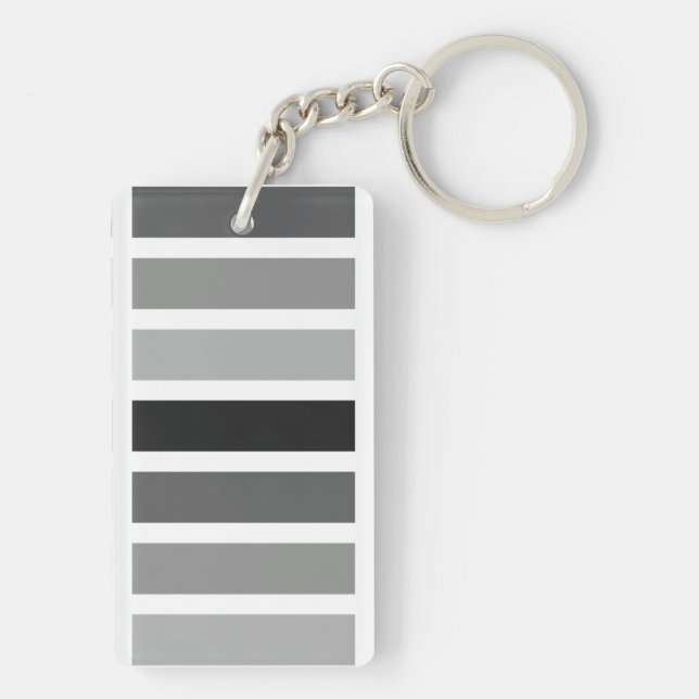 Porte-clefs Teintes gris argenté (Dos)