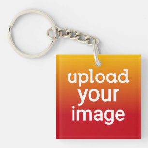 Porte-clefs Téléchargement de photo personnalisé