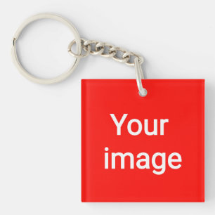 Porte-clefs Téléchargez votre image personnalisée – Graphique