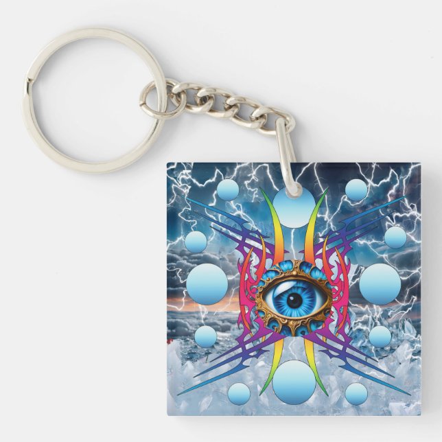 Porte-clefs Tempête électrique (Devant)