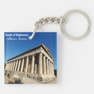 Porte-clefs Temple d'Héphaïstos Athènes Grèce Souvenir