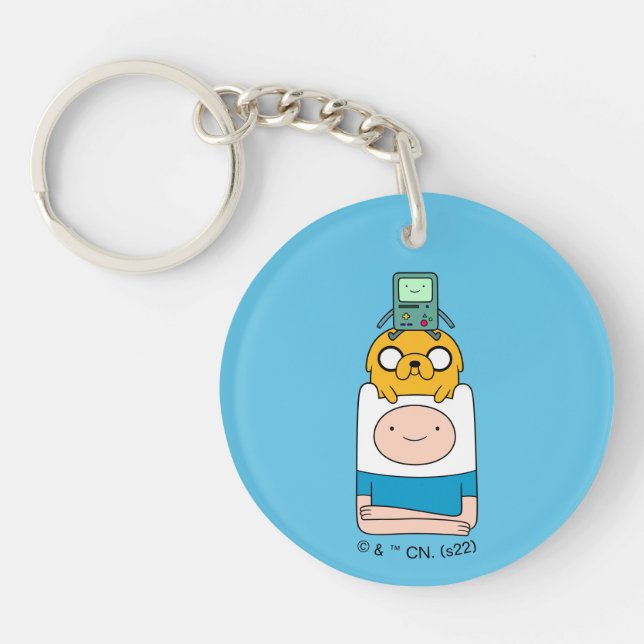 Porte-clefs Temps d'aventure | BMO, Jake & Finn (Devant)