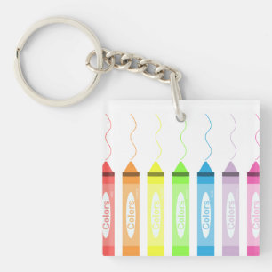 Porte-clefs Temps de coloriage !