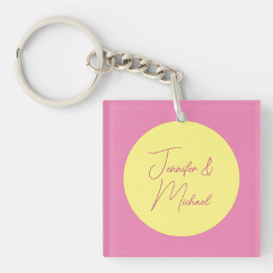 Porte-clefs Tendance Minimaliste Moderne Plaine Simple Couleur