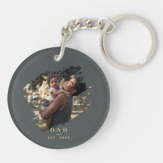 Porte-clefs Tendance Moderne Minimaliste Photopop Vert Fête de