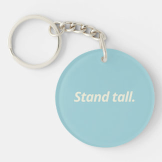 Porte-clefs Tenez-vous droit et vivez audacieusement - Inspira