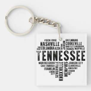 Porte-clefs Tennessee Heart Nashville Memphis Alcoa