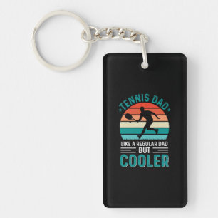 Porte-clefs Tennis Papa Retro Sunset