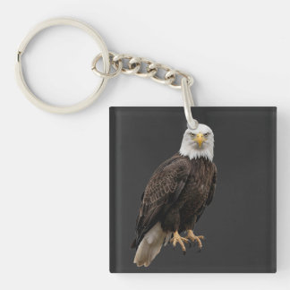 Porte-clefs tenue d'aigle américain