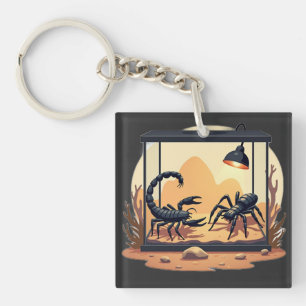 Porte-clefs Terrarium pour scorpion Habitat