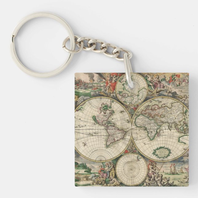 Porte-clefs Terrarum Orbis Tabula (Devant)