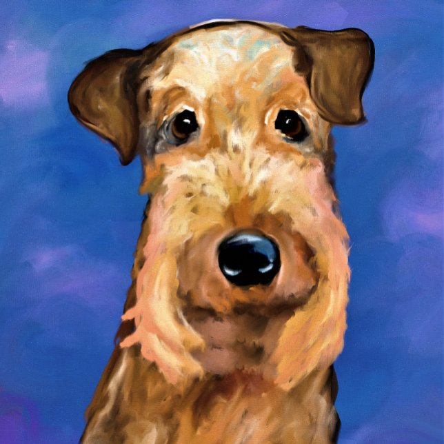 PORTE-CLEFS TERRIER AIREDALE          (Créateur téléchargé)