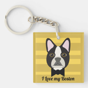 Porte-clefs Terrier de Boston