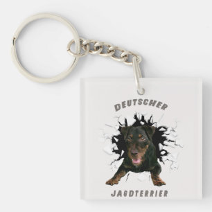 Porte-clefs Terrier de chasse allemand (Jagdterrier)
