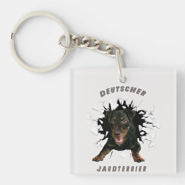 Porte-clefs Terrier de chasse allemand (Jagdterrier) (Devant)