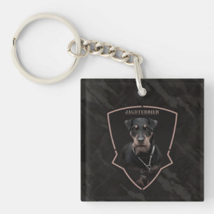 Porte-clefs Terrier de chasse allemand (Jagdterrier)Porte - cl