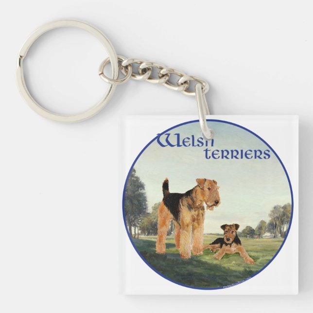 Porte-clefs Térriers gallois (Devant)