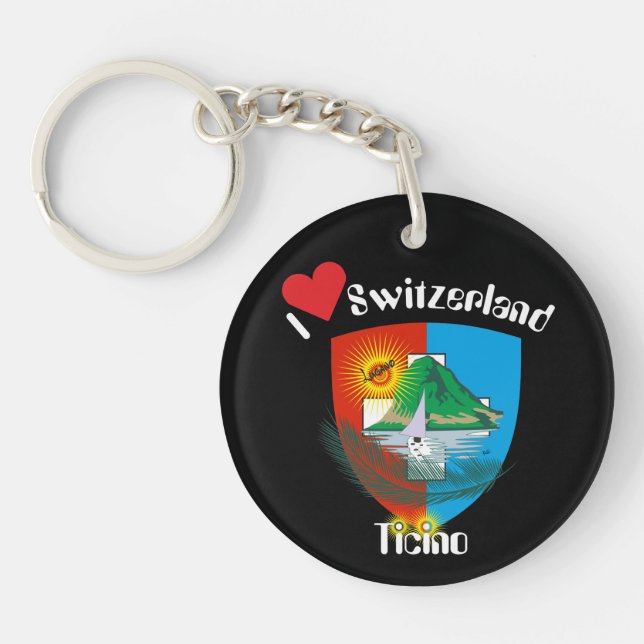 Porte-clefs Tessin - Ticino - Suisse - Svizzera (Devant)