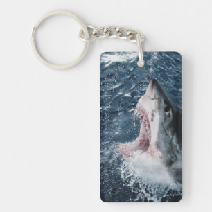 Porte-clefs Tête de grand requin blanc