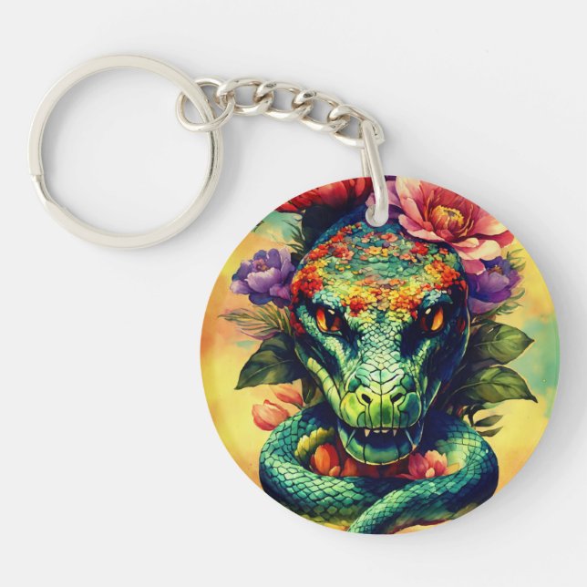 Porte-clefs Tête de serpent (Devant)