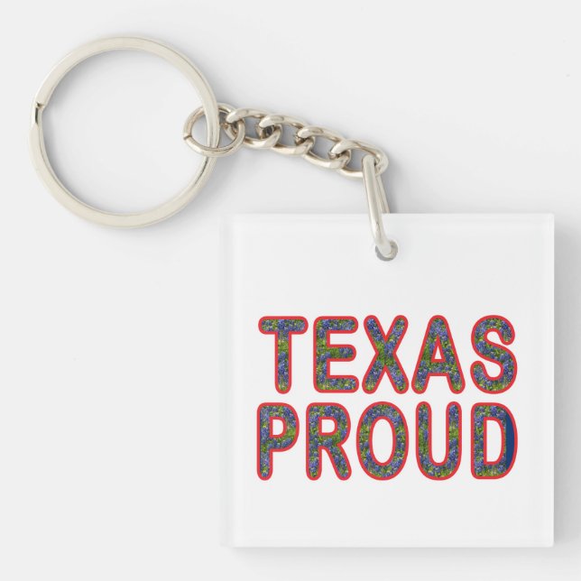 Porte-clefs Texas Fier Bluebonnet (Devant)