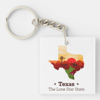 Porte-clefs Texas The Lone Star State