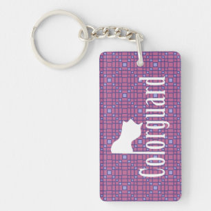 Porte-clefs Texte de l'indicateur de couleur