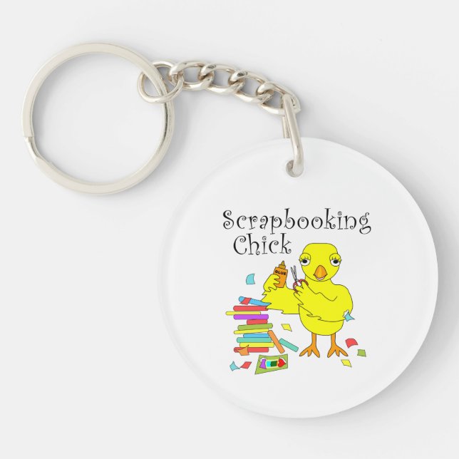 Porte-clefs Texte de sélection de scrapbooking (Devant)