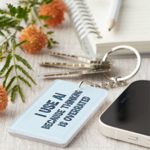 Porte-clefs Texte IA