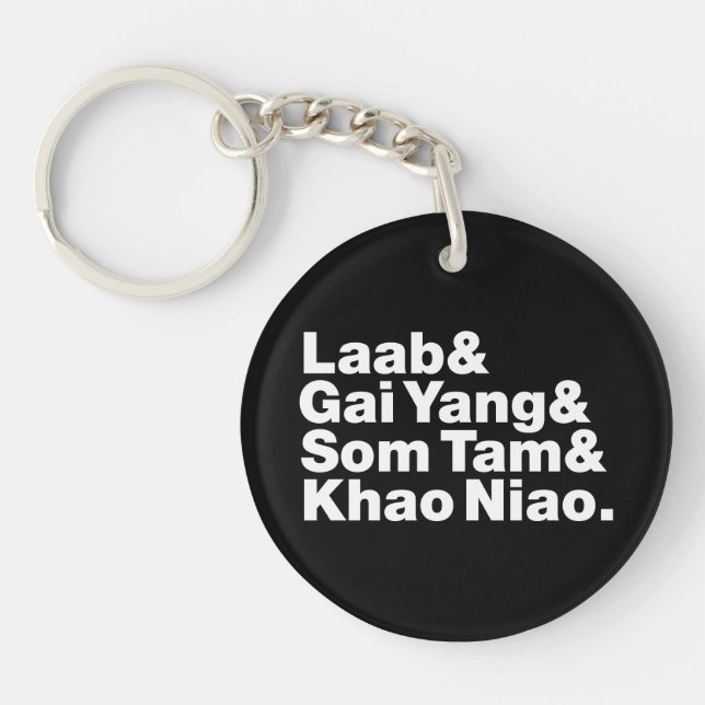 Porte-clefs Thai Isaan Street Food (Devant)