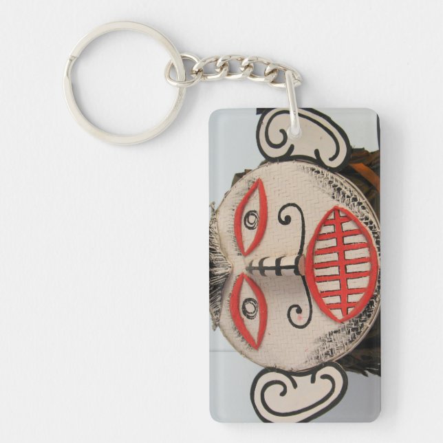 Porte-clefs Thailande Fantôme, Festival Phi Ta Khon Mask, Loei (Devant)