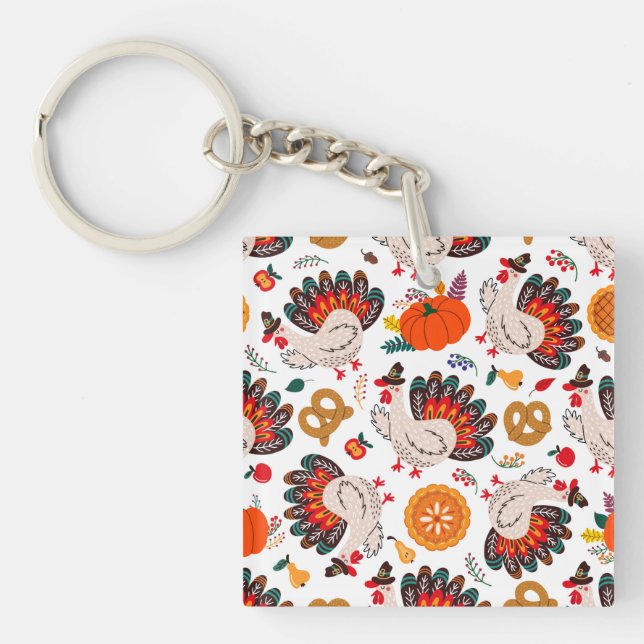 Porte-clefs Thanksgiving Meme | Thanksgiving Is The Meal (Devant)