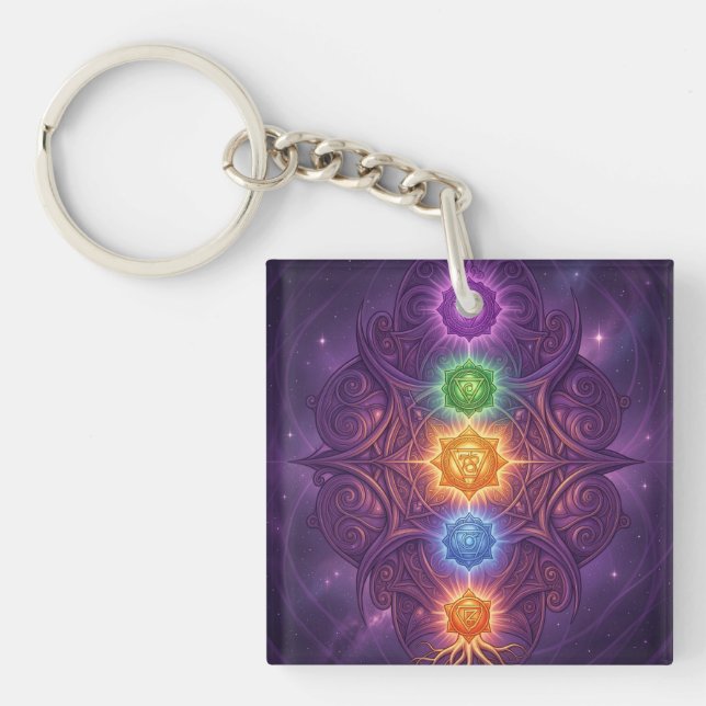 Porte-clefs The 7 Chakras´5 (Devant)