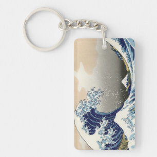 Porte-clefs The Great Wave of Kanagawa - Katsushika Hokusai
