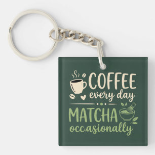 Porte-clefs Thé matcha tous les jours Rétro occasionnel