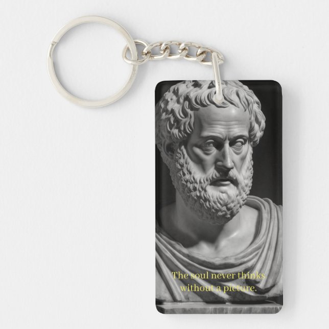 Porte-clefs The soul never thinks without a picture (Devant)