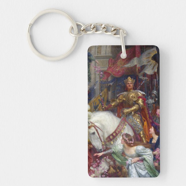 Porte-clefs The Two Crowns c. 1900 par Sir Frank Dicksee (Devant)