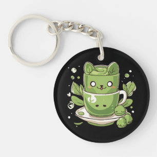 Porte-clefs thé vert matcha