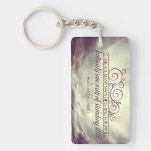 Porte-clefs Theodore Roosevelt Citation Inspirationnelle "Debo